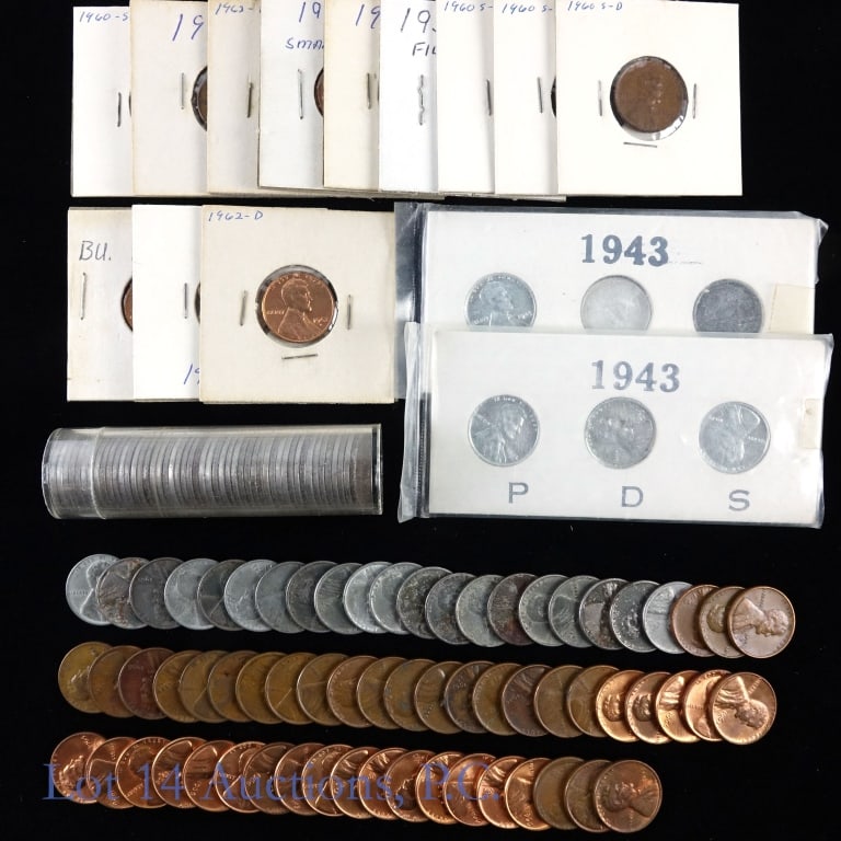 Various Lincoln Wheat & Memorial Cents (130+) (1 of 7)