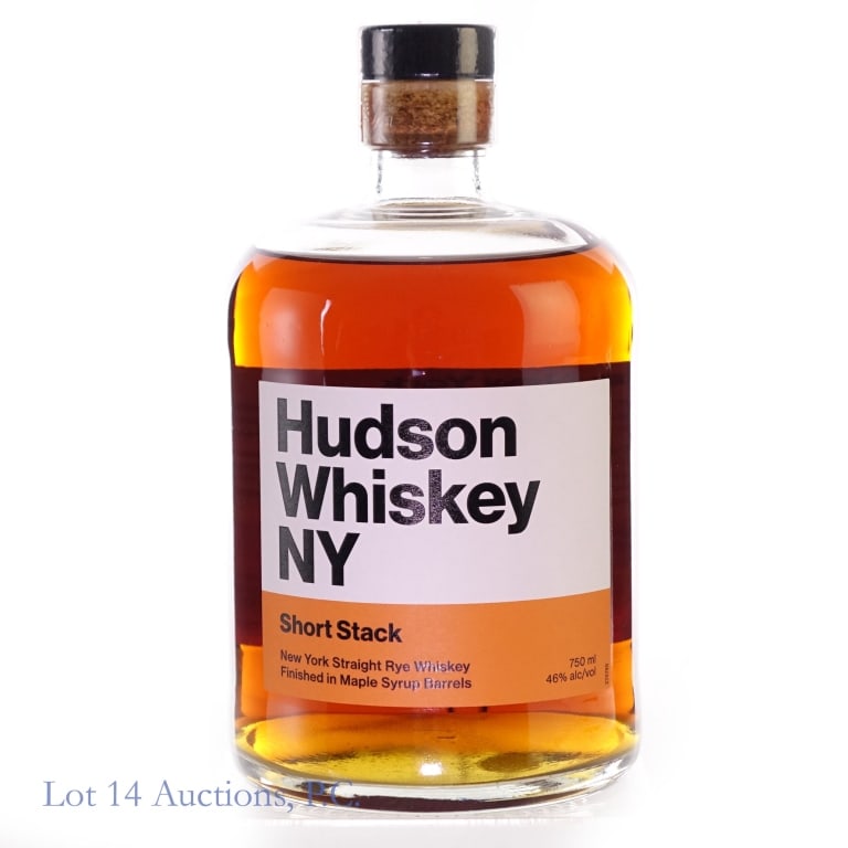 Hudson Short Stack NY Rye Whiskey: Hudson Short Stack NY Rye Whiskey, 92 Proof, 750 ml, Finished in Maple Syrup Barrels.