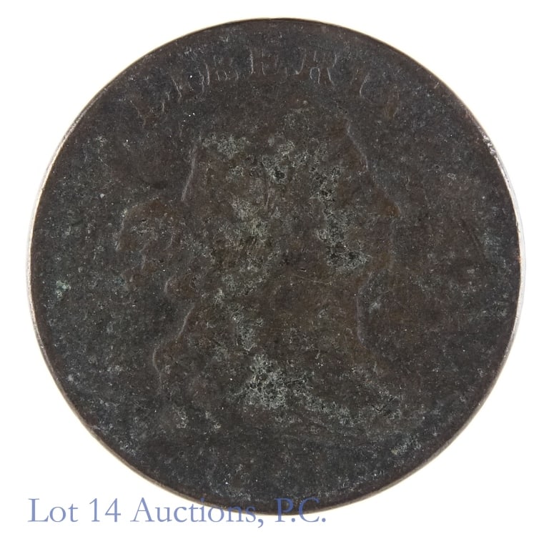 1800 Draped Bust Half Cent (VG) (1 of 3)