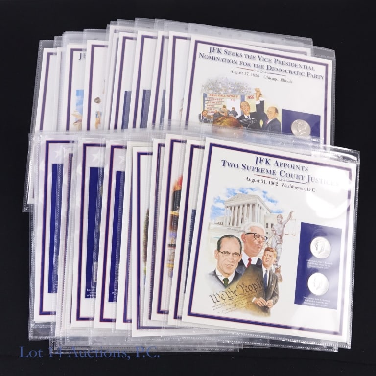 John F. Kennedy Tribute 50c & Stamps (27 pages) (1 of 7)