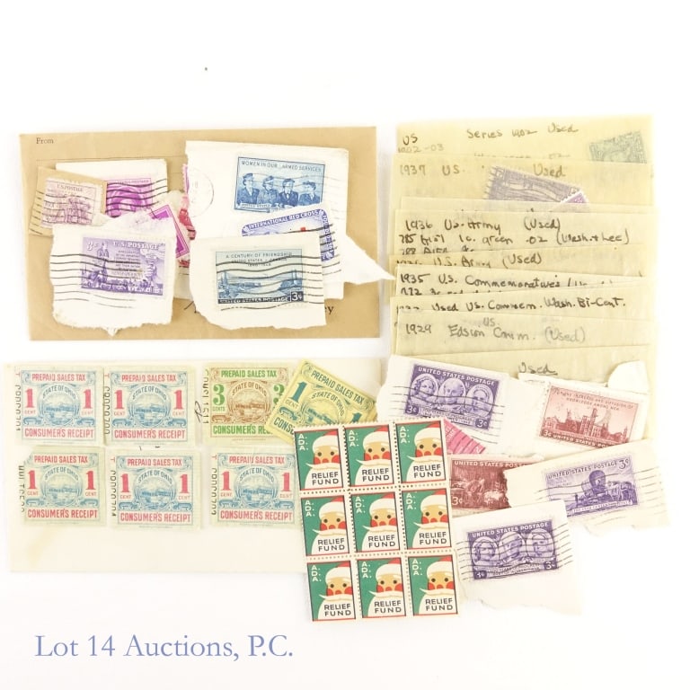 1902 - 1948 U.S. Postage Stamps - Used (49) (1 of 3)