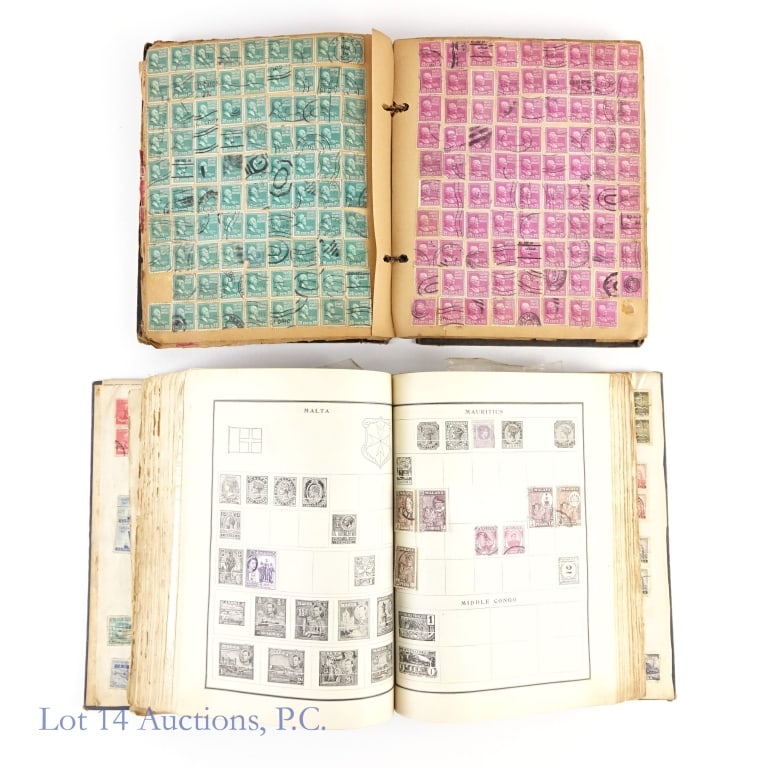 World Stamp Album & Stamp Scrap Book (2) (1 of 14)