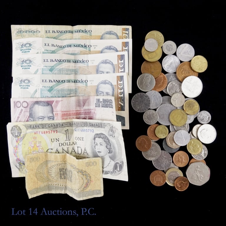 World Coins & Currencies (54+) (1 of 5)