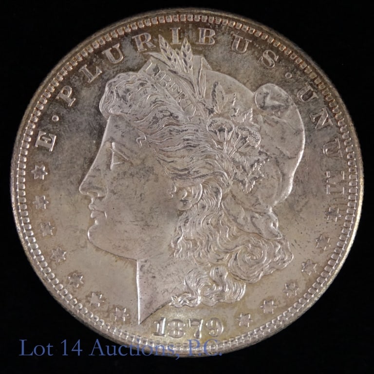 1879-S Silver Morgan $1 3rd Rev (Gem BU Semi-P/L) (1 of 2)