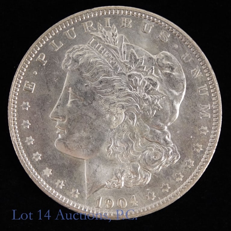 1904-O Silver Morgan Dollar (CH BU) (1 of 2)