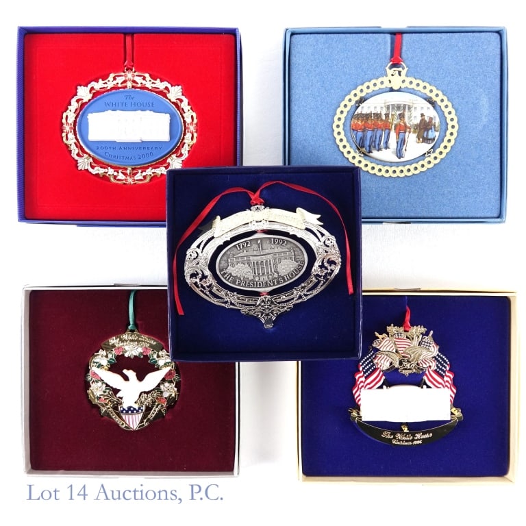 White House Historical Assoc. Xmas Ornaments (5) (1 of 4)