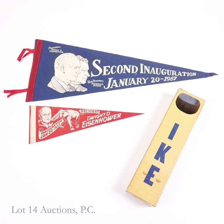 1953 & 1957 Ike Presidential Inaugural Items -3 (1 of 4)