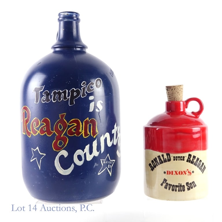 1980 Ronald Reagan Presidential Campaign Jugs (2) (1 of 2)