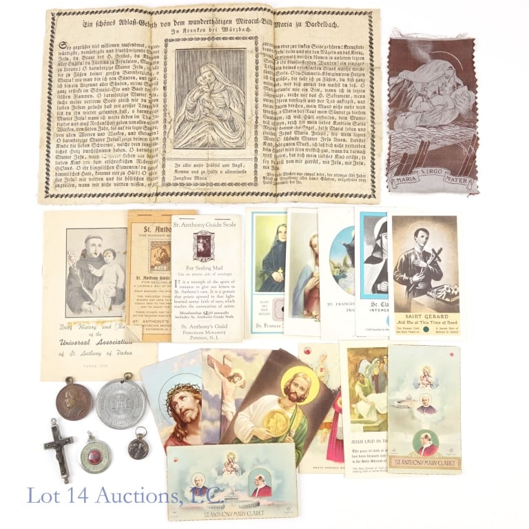 Catholic Religious Relics, Medals, More