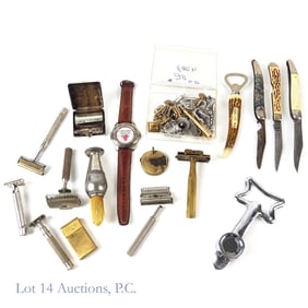 Men's Jewelry, Pocketknives, Shaving Collection