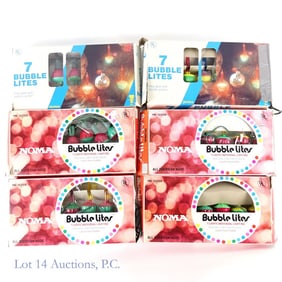 6 Boxes Christmas NOMA Bubble Lites
