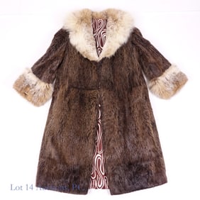 Nutria & Lynx Fur Coat