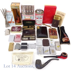 Tobacciana (Cigars, Lighters, Pipes, More)