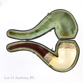 Meerschaum Pipe with Case