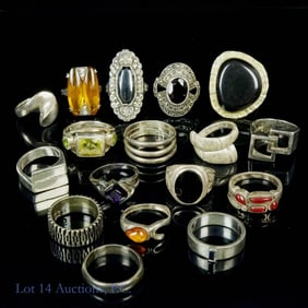 Silver Rings (16 + 1)