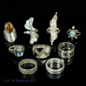 Silver Rings (8+1)