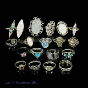 Rings - Some Sterling Silver (19)