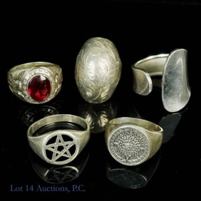 Sterling Silver Rings (5)