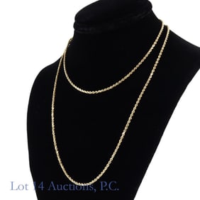 OroAmerica 14K Gold Rope Chain