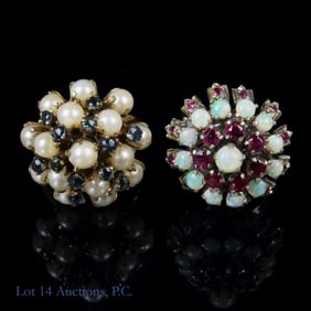 14k Gold Cocktail Rings - See Descriptions (2)