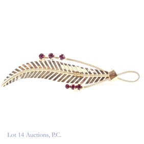 UnoAerre 18k Y Gold Brooch / Pin