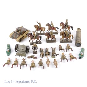 German Composite Toy Soldiers + More