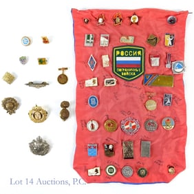 Military & Political Pins - Many USSR (46)