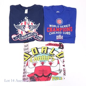 Chicago Bulls Cubs White Sox T-shirts
