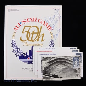 Bill Veeck Signed 1983 MLB All-Star Game Program
