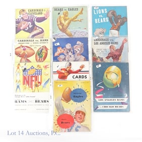 1945-1949 Chicago Bears Official Programs (10)