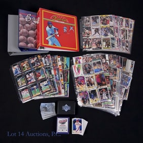 3 Binders Of Sports Cards & More