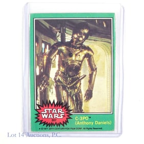 C-3PO (Anthony Daniels) 1977 Topps #207 Error Card