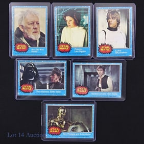 Select Star Wars 1977 Topps Blue Border Cards (6)