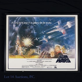 1977 Star Wars A New Hope Poster (77/21) (Half-Sh)
