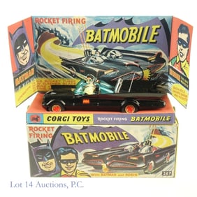 1966 Corgi Toys Rocket Firing Batmobile (CIB)