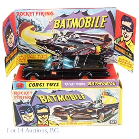 1966 Corgi Toys Rocket Firing Batmobile (CIB)