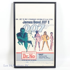 1962 James Bond Dr. No Poster (Window Card)