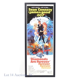 1971 James Bond Diamonds Are Forever (US Insert)