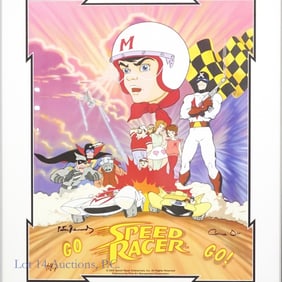 Signed "Go Speed Racer Go II" Lithograph