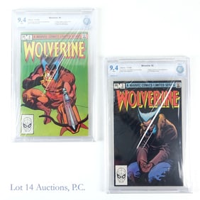 1982 Wolverine Comic #3 & 4, CBCS 9.4, MARVEL