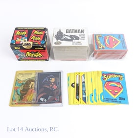 Batman & Superman Cards, Complete Sets (+350)