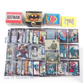 Batman & Superman Cards, Complete Sets (+450)