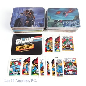 G.I. Joe Series 1 Action Cards, Near Complete, MB
