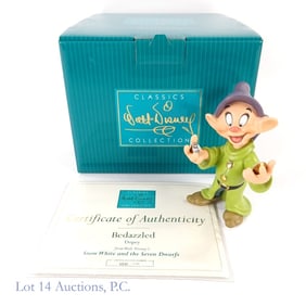 WDCC LE Bedazzled Figurine Dopey Snow White