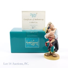 WDCC LE Father's Joy Pinocchio Figurine