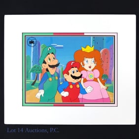 Super Mario Bros. Super Show Cel, COA