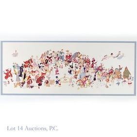 Walt Disney Signed Limited Lithograph Bill Justice