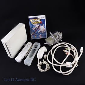 Wii Console, Game, Accessories (3)