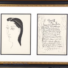 Picasso "Femme Brune aux Cheveux Lisses" Etching