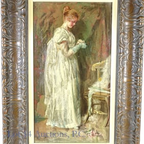 Clara Hoffmann (1862-1897) Oil Painting on Canvas